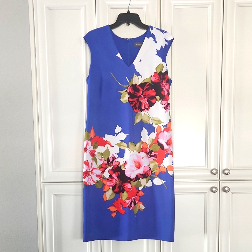 DONNA RICCO | Floral Sheath Dresz